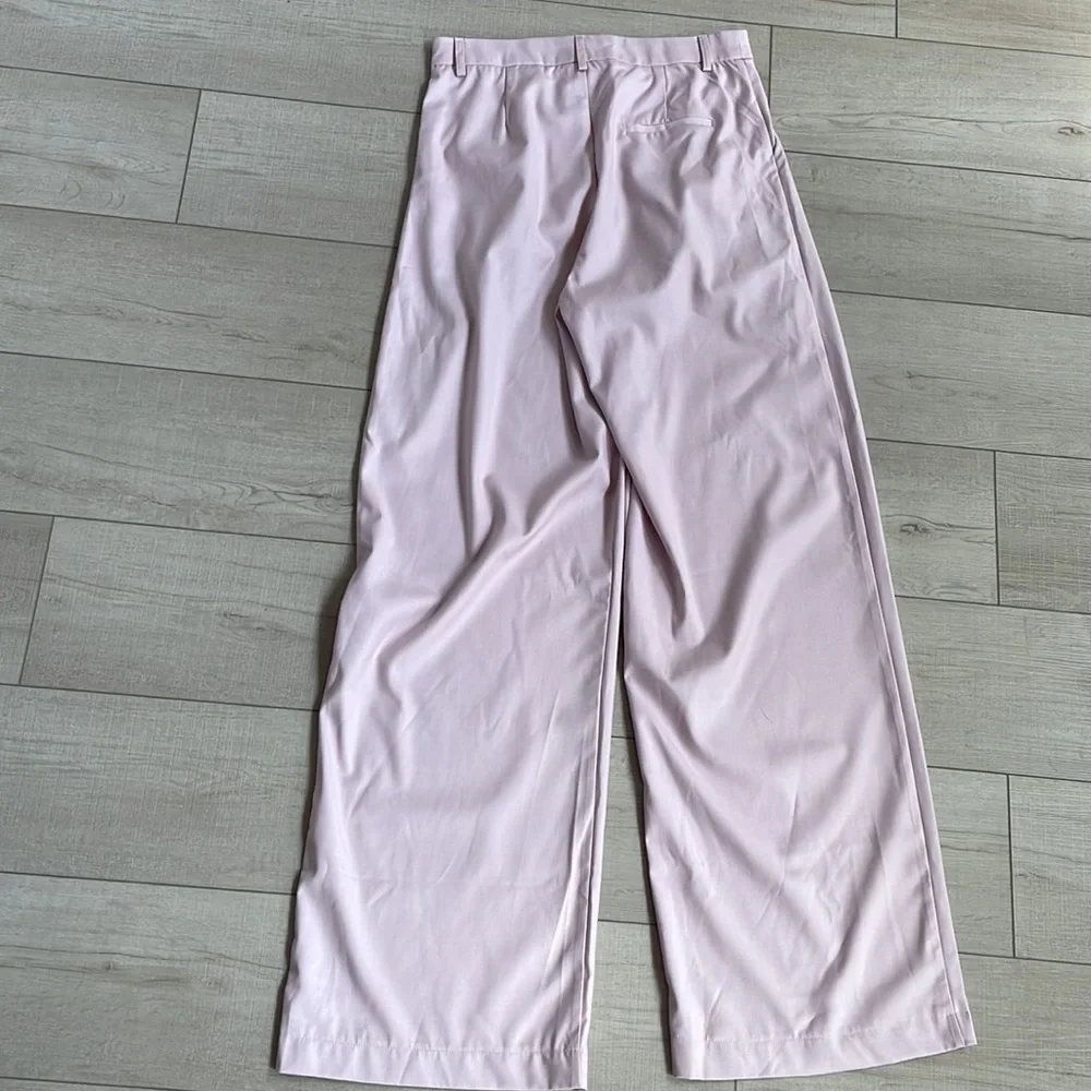 Beige Botany wide leg pants